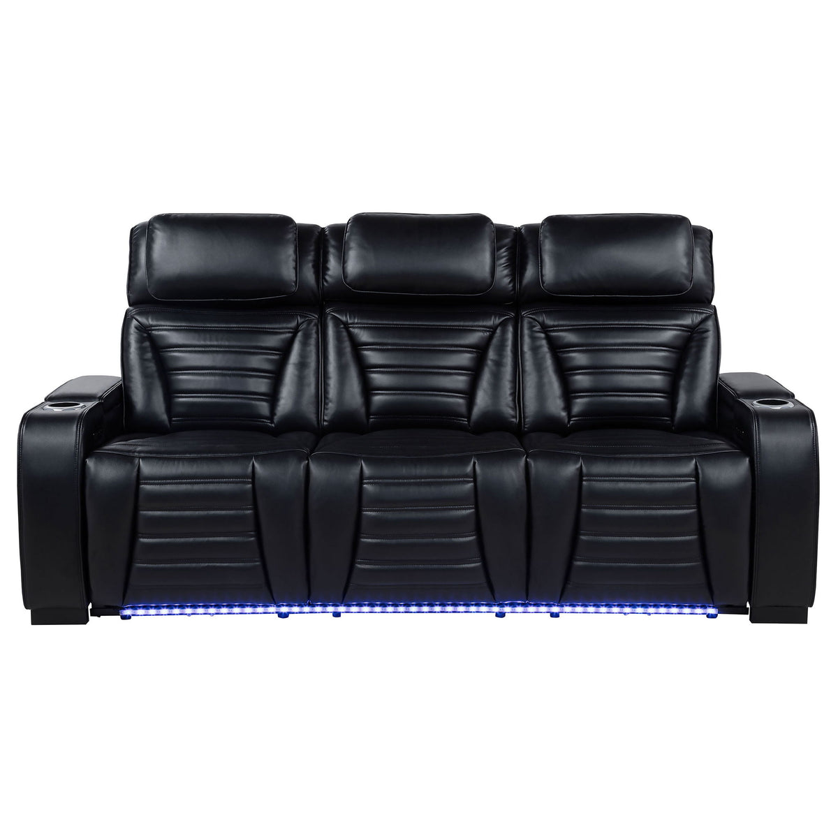 Isadora - Power Reclining Sofa With Dual Independent Recline - Black