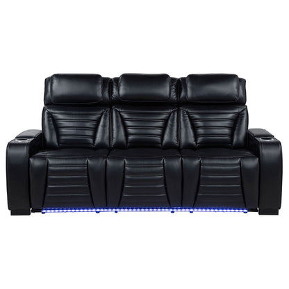 Isadora - Power Reclining Sofa With Dual Independent Recline - Black