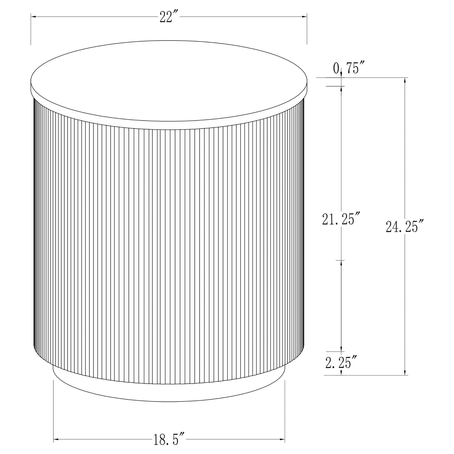 Sennewald - Round Top Table