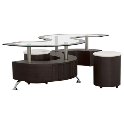 Marley - 3 Piece Coffee Table And Stools Set