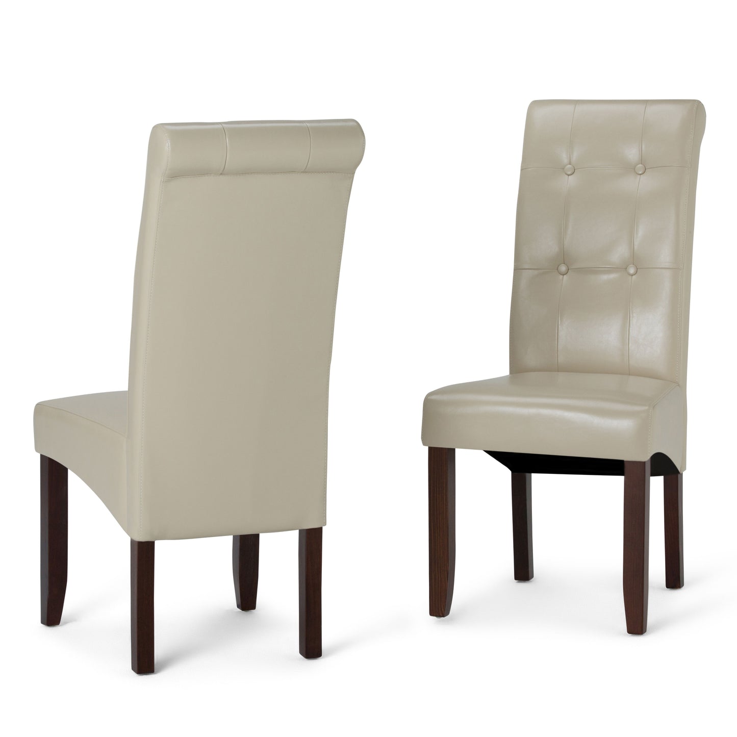 Cosmopolitan - Deluxe Tufted Parson Upholstered Chair (Set of 2)