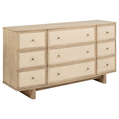 Kimpton - 9 Drawer Dresser Cabinet - Beige