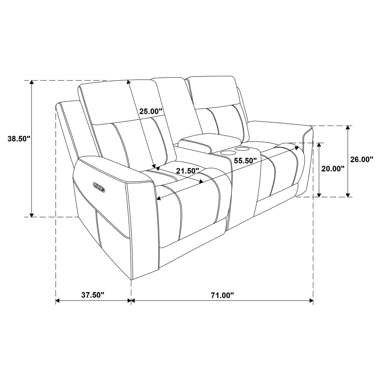 Patrick - Power Reclining Sofa Set