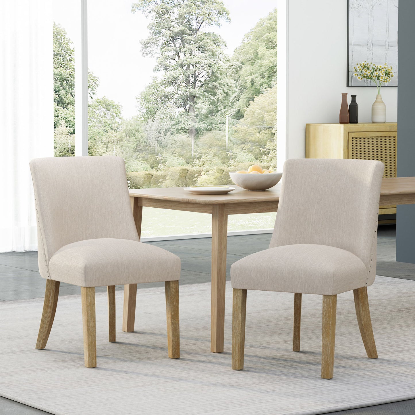 Classic Fabric Dining Chair