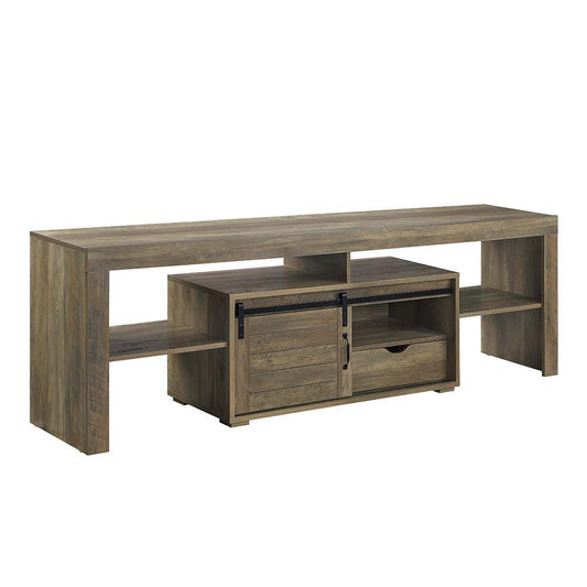 Wasim - TV Stand - Rustic Oak