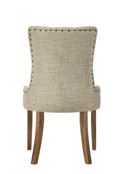 Yotam - Side Chair (Set of 2) - Beige / Oak