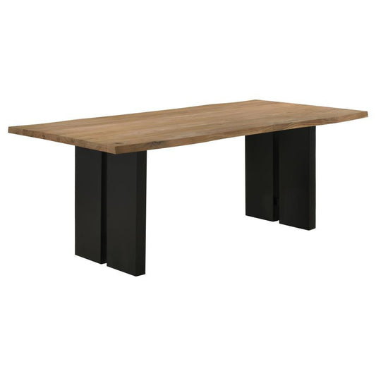 Bradshaw - Live Edge Wood Dining Table - Natural Acacia