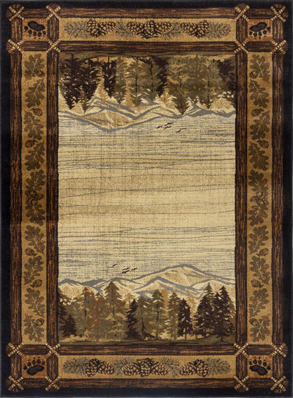 Nature's Nest - GC_CBL3009 Lodge Area Rug