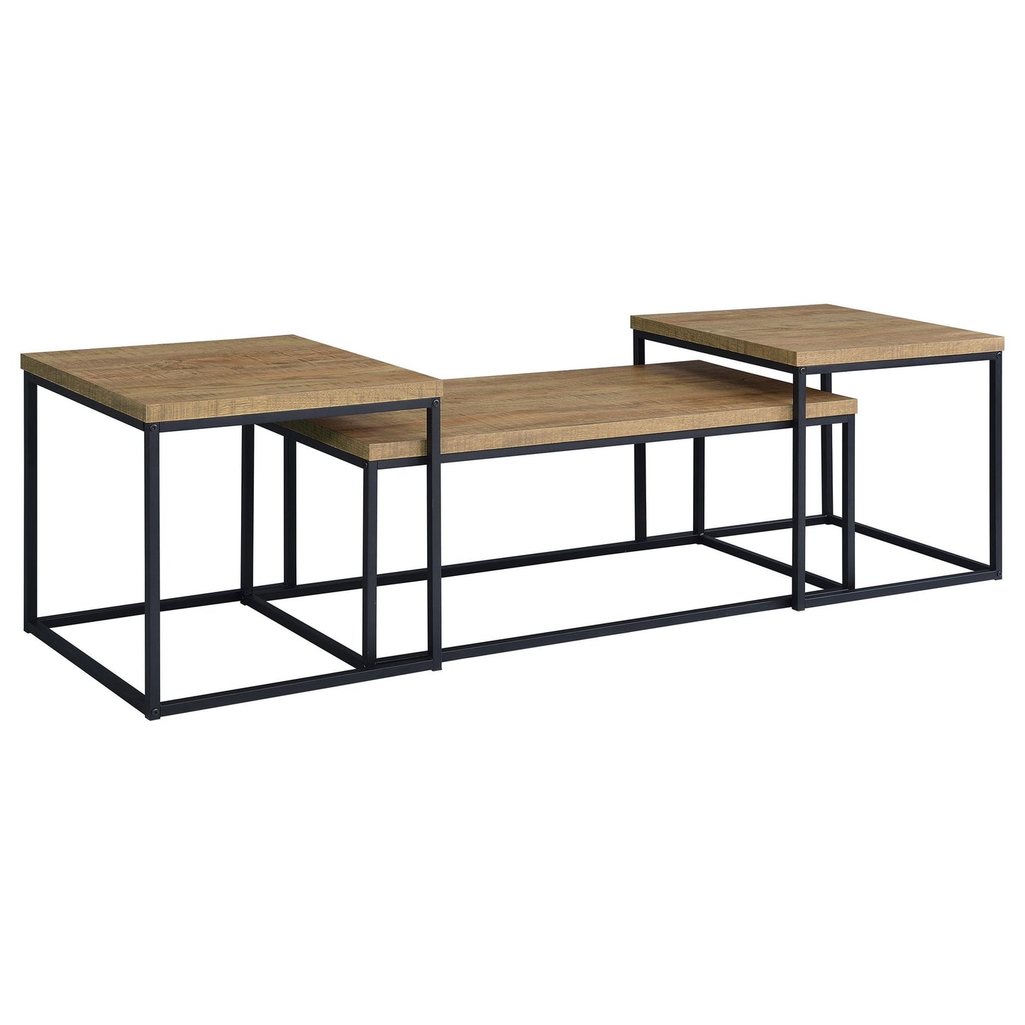 Rosey - 3 Piece Coffee Table Set - Mango Color