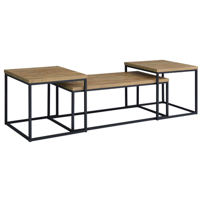 Rosey - 3 Piece Coffee Table Set - Mango Color