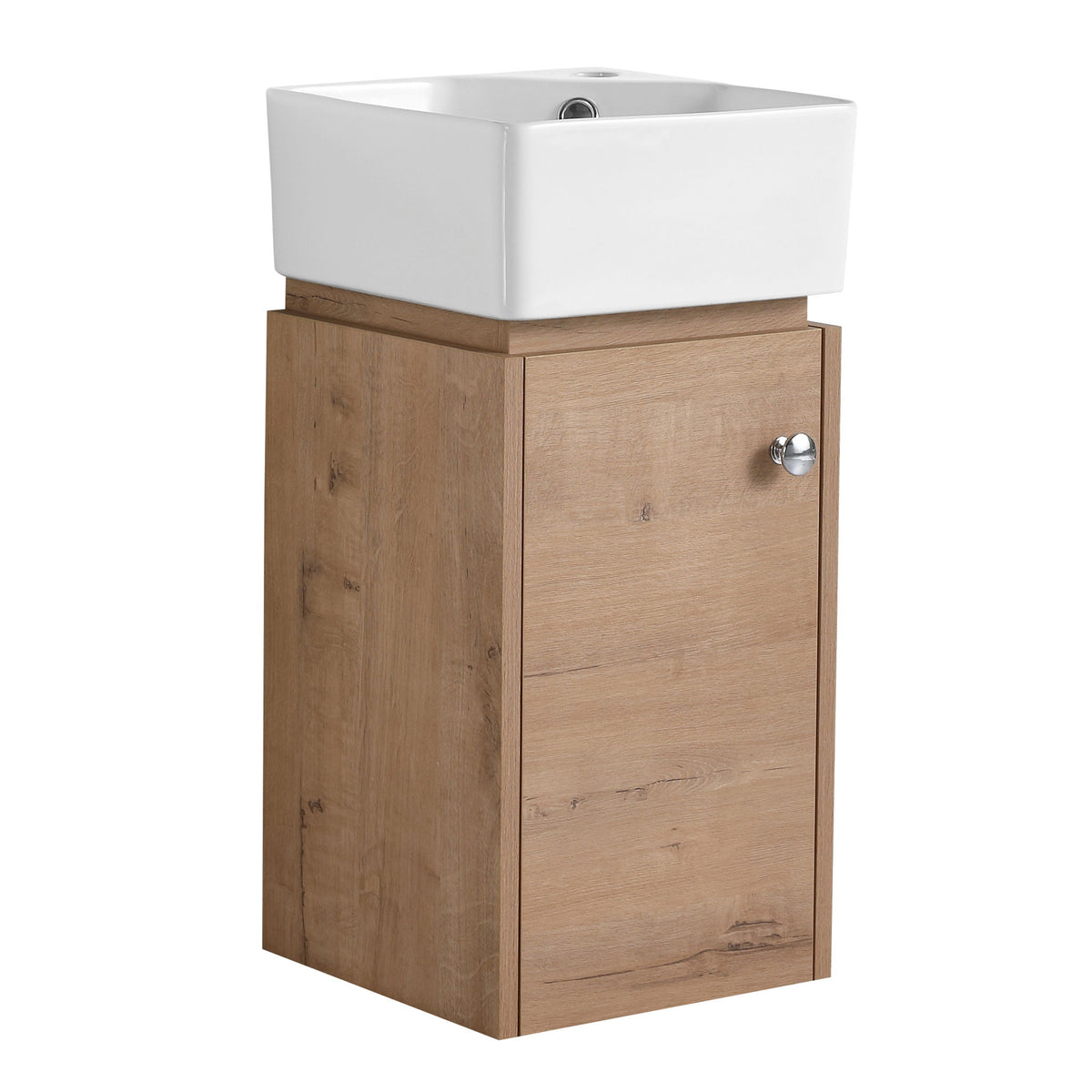 Wall Mounted Bathroom Vanity With Sink, Soft Close Door, Compact Design For Small Bathrooms