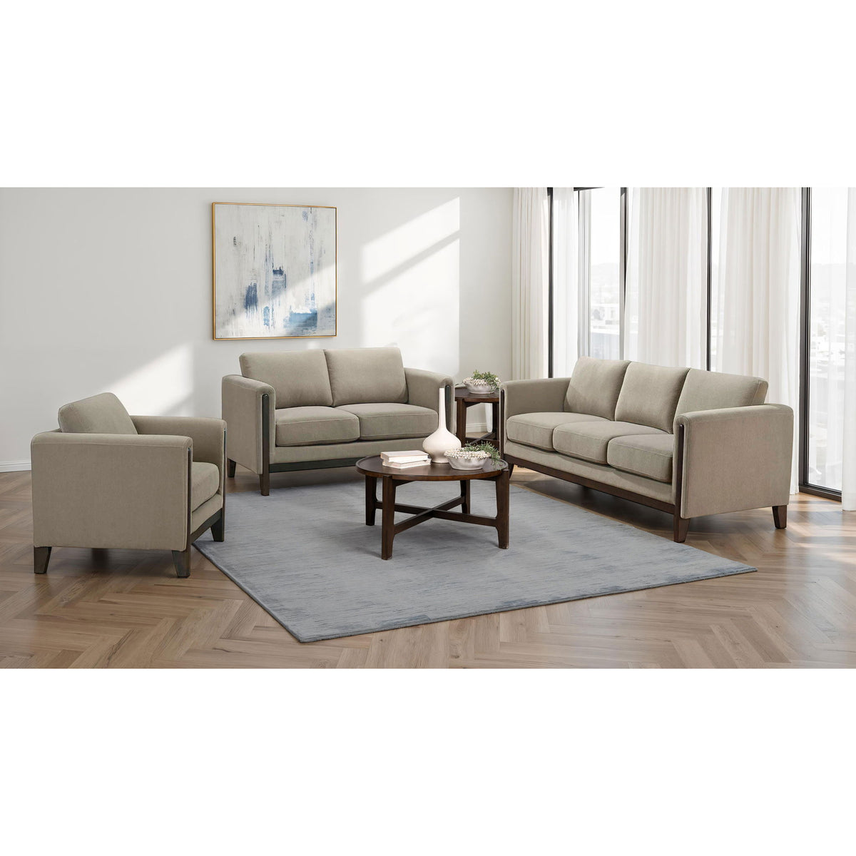 Fisher - Arm Sofa Set