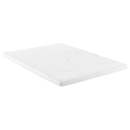 Klamath - 3" Memory Foam Mattress Topper With Breathable Cover And Dual-Layer Support