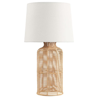 Nairobi - Empire Shade Handwoven Rattan Table Lamp - Natural