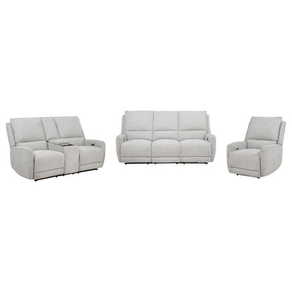 Sylmar - Chenille Power Reclining Sofa Set