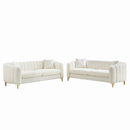 Oversized Sofa, Deep Tufted Couch