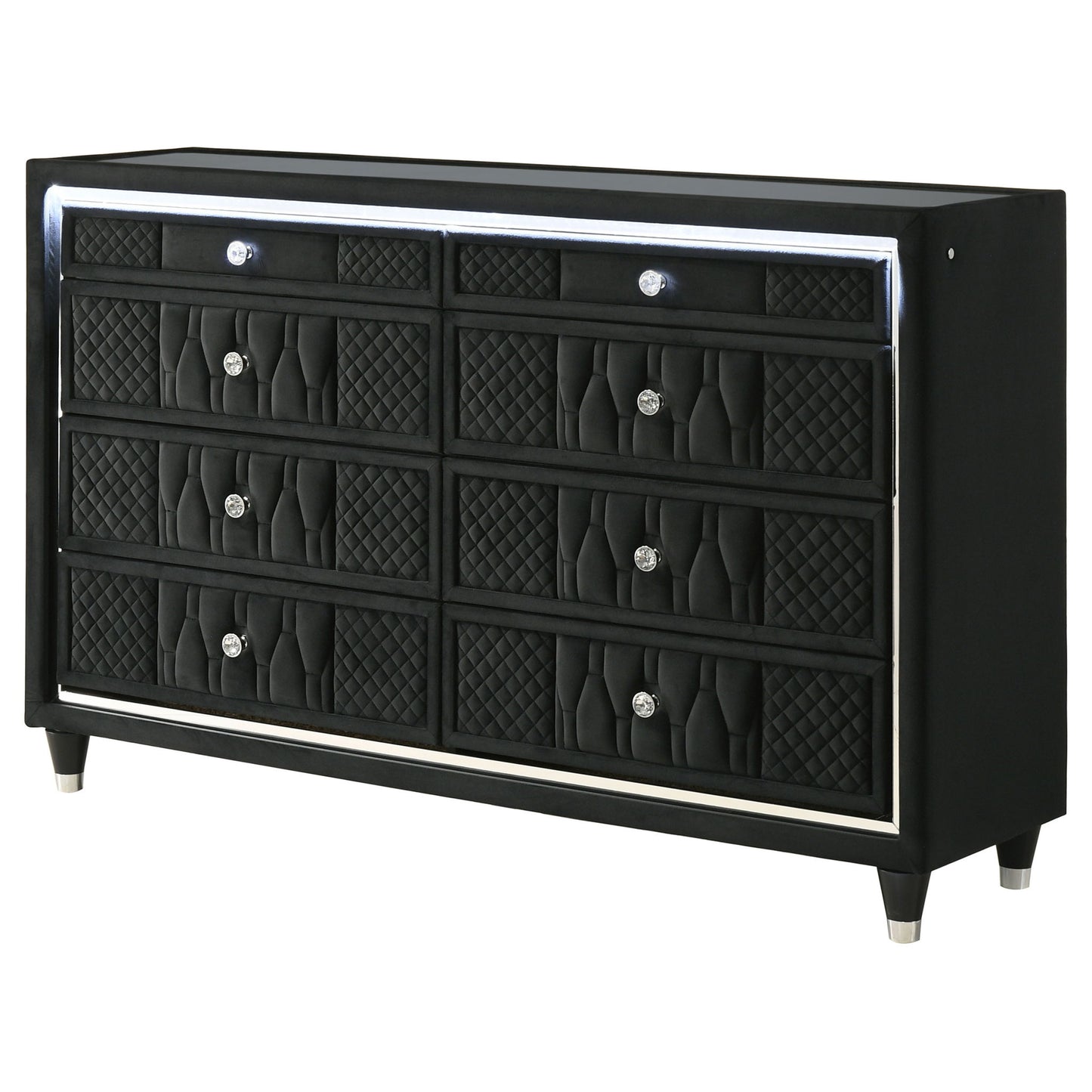 Mika - 8 Drawer LED Dresser