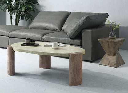 Dayana - Coffee Table - Oak / Off White