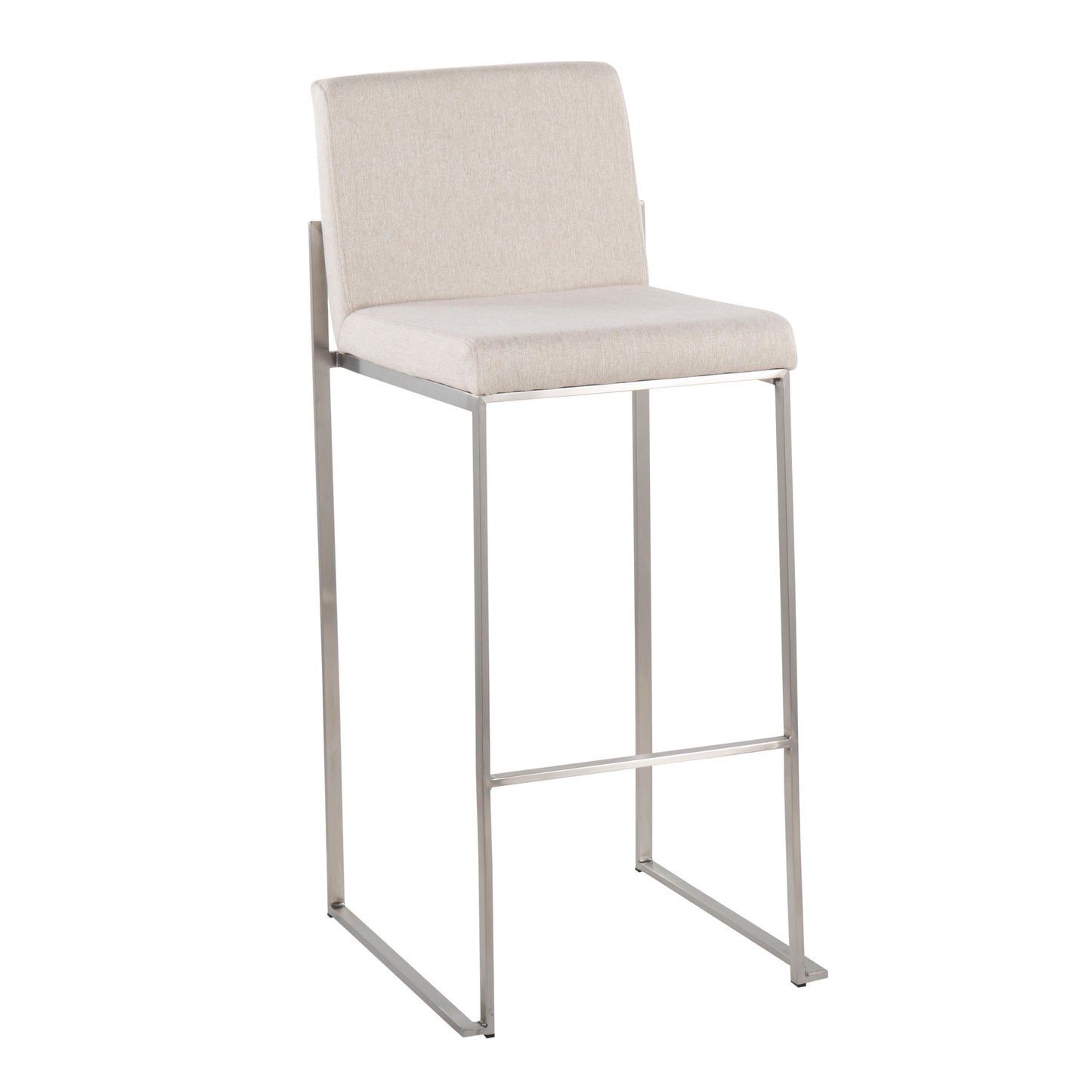 Fuji - Contemporary And Modern Elegance High Back Barstool