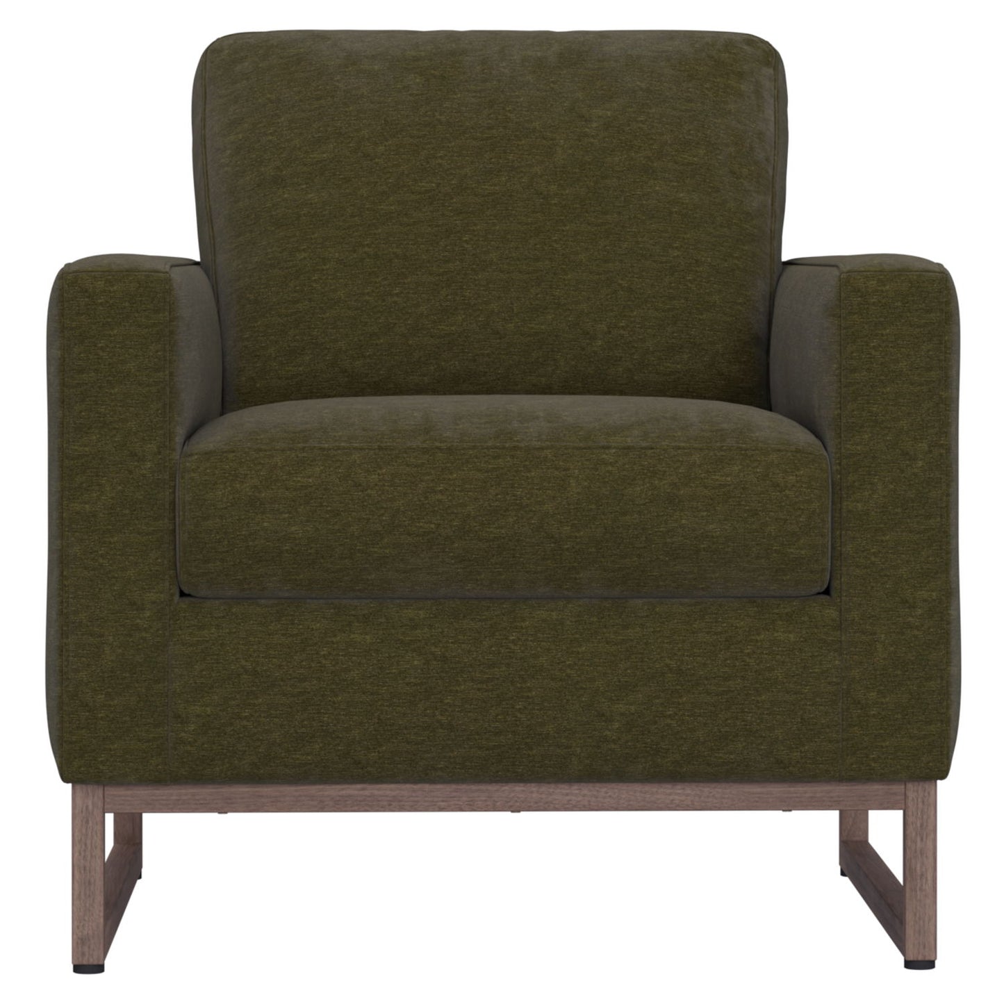 Accent Chair With Track Arm Design