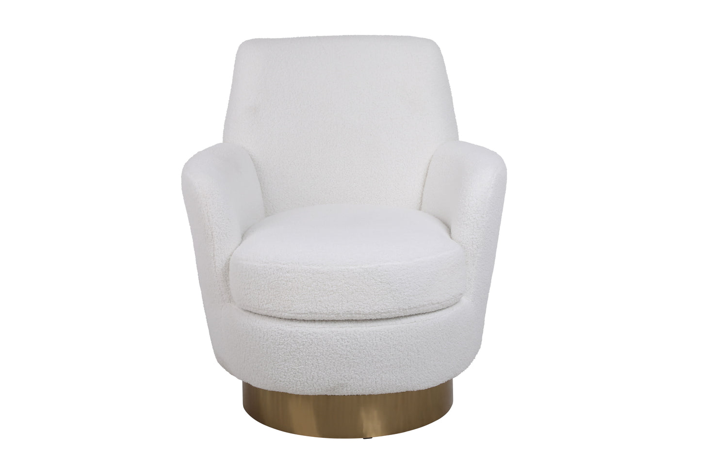 Teddy Swivel Barrel Chair, Swivel Accent Chairs Armchair For Living Room