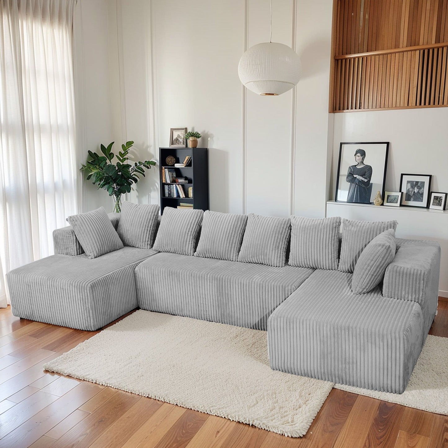Modular U Shaped Sectional Sofa