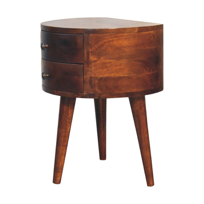 Odyssey - Tripod Bedside Table - Chestnut