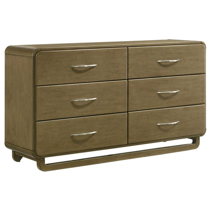 Tully - 6 Drawer Dresser - Nutmeg Brown