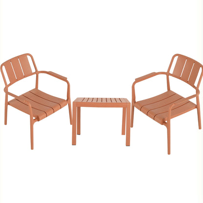 3 Piece Indoor / Outdoor Leisure Table And Chair Set