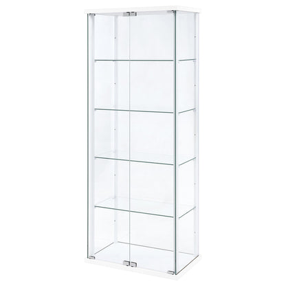 Hyacinth - 4 Shelf Curio Cabinet