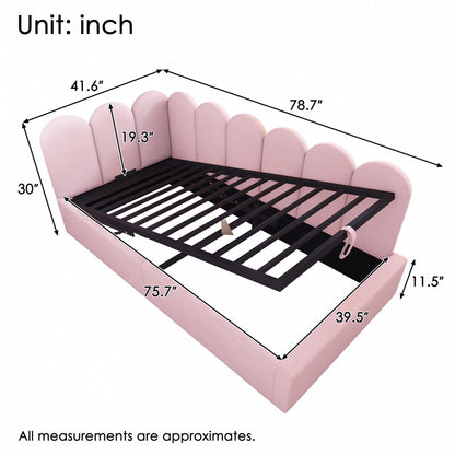 Upholstered Daybed With Hydraulic Storage