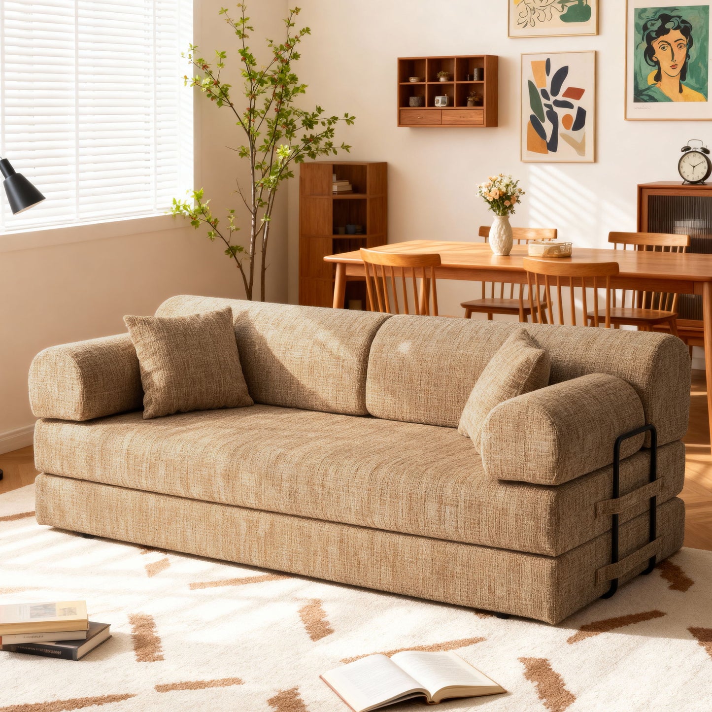 Convertible Sleeper Sofa Bed For Living Room