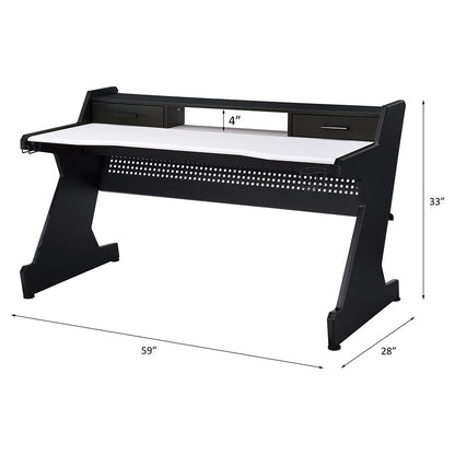 Bigga - Gaming Desk - Black & White