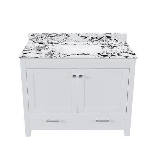 Bathroom Vanity & Storage - White