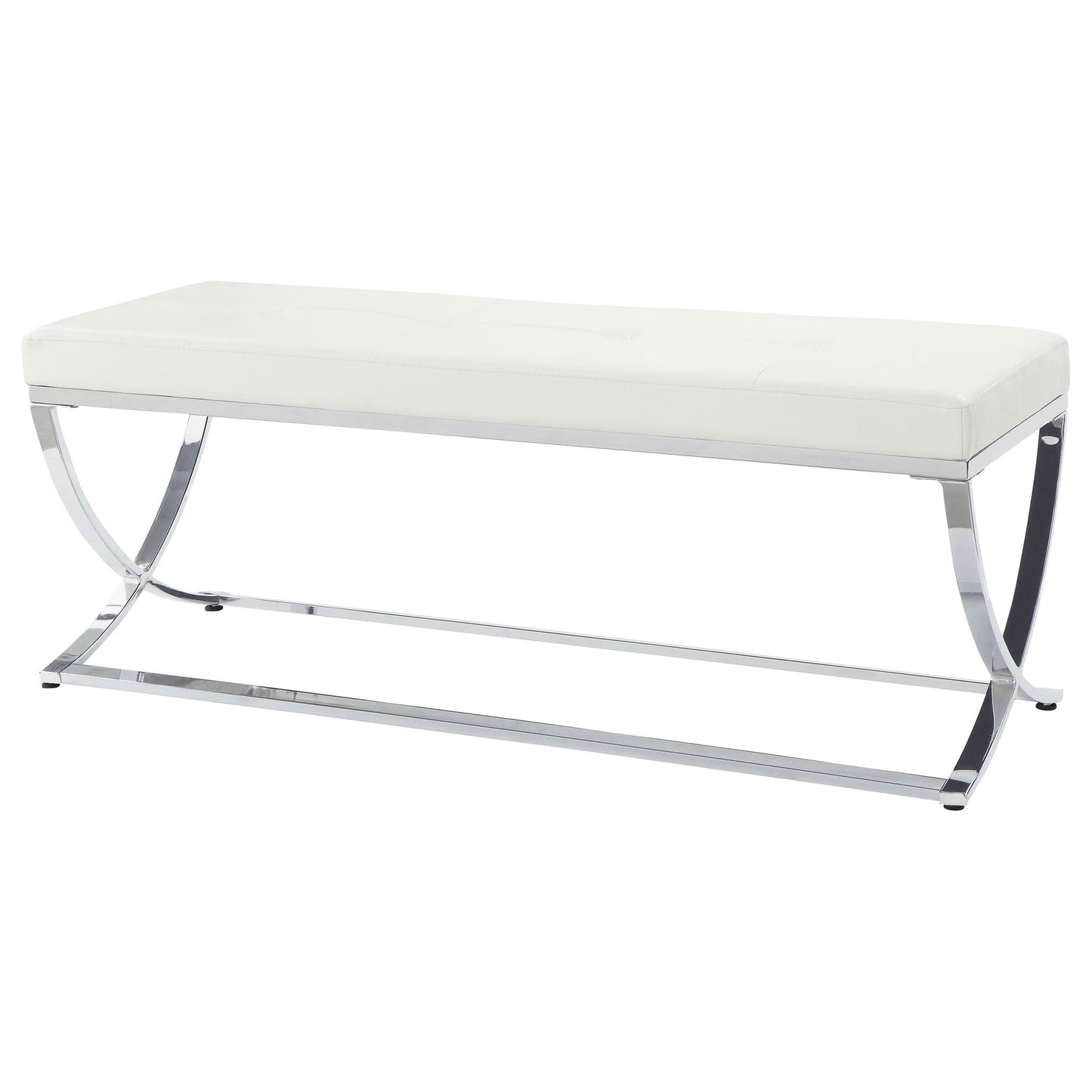 Bastien - Accent Bench - White