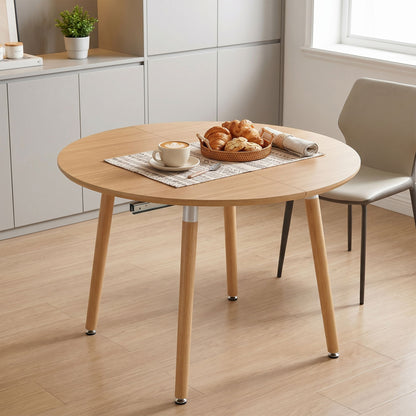 3 In 1 Extendable Dining Table - Wood