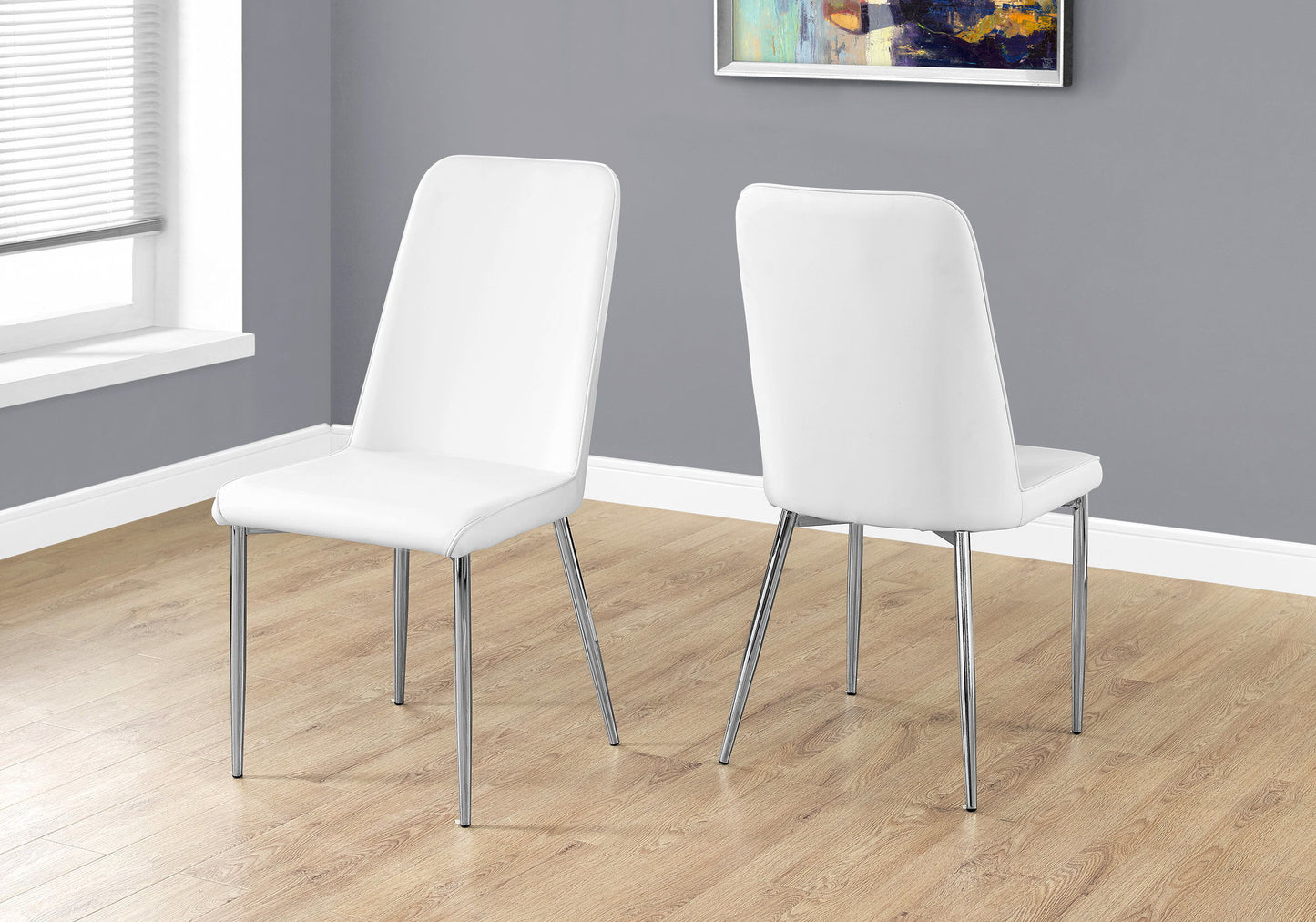 Dining Chair, Side, Upholstered For Dining Room, Contemporary (Set of 2)