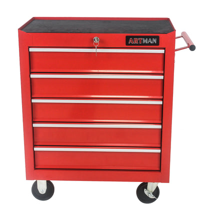 Multifunctional Tool Cart With Wheels And Drawers