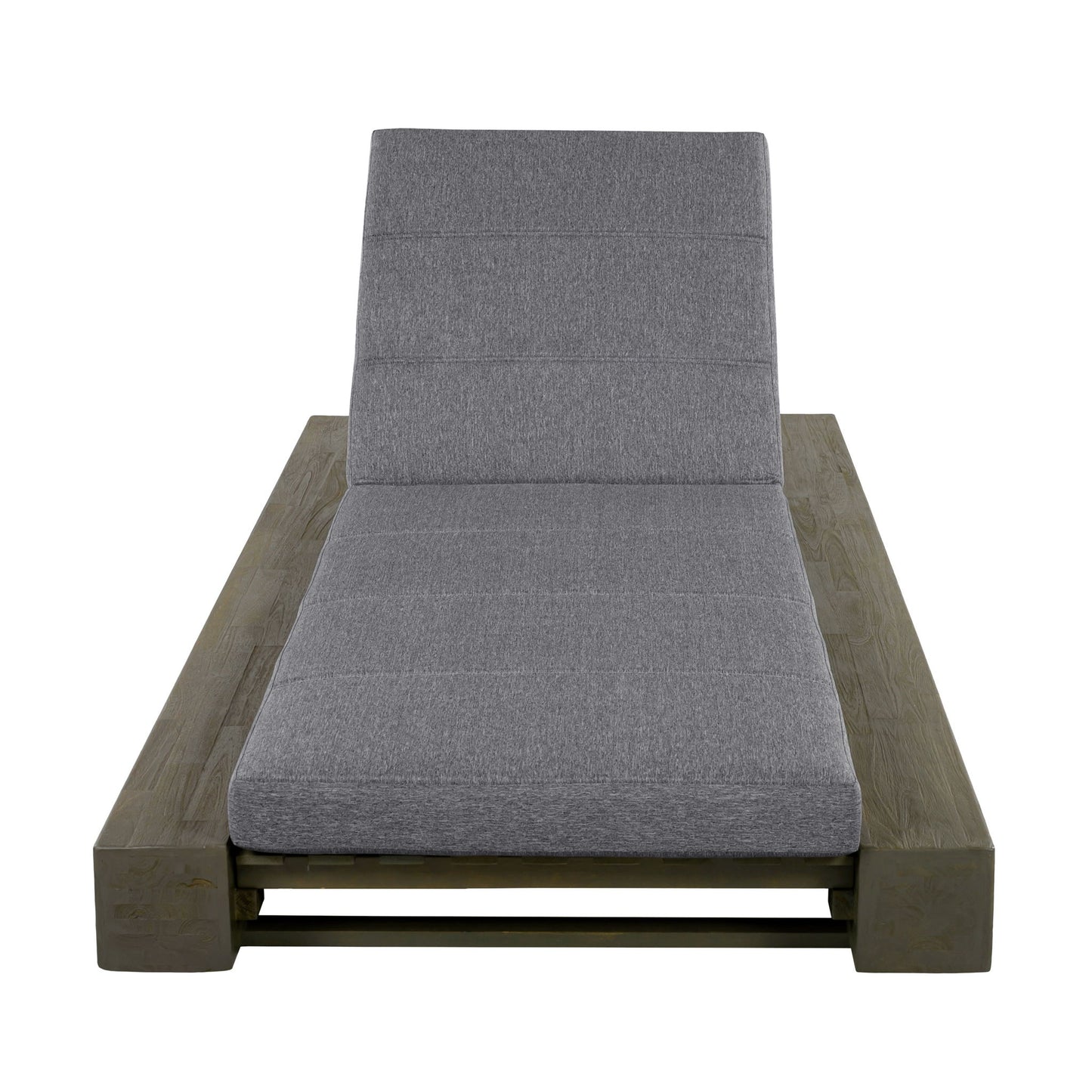 Outdoor Chaise Lounges With Water-Resistant Cushions, Adjustable Backrest