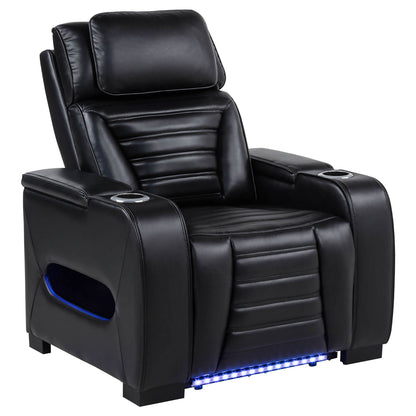 Isadora - Power Recliner With Dual Power Adjustments - Black