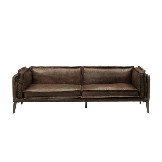 Porchester - Sofa - Distress Chocolate Top Grain Leather