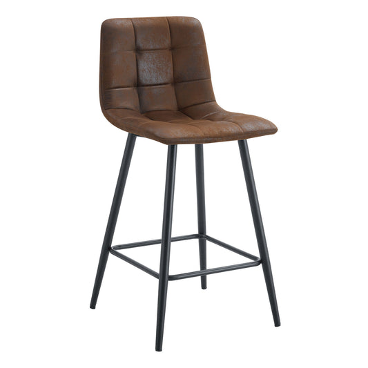 Bar Chair Set Comfortable With Metal Legs And Ergonomic Design