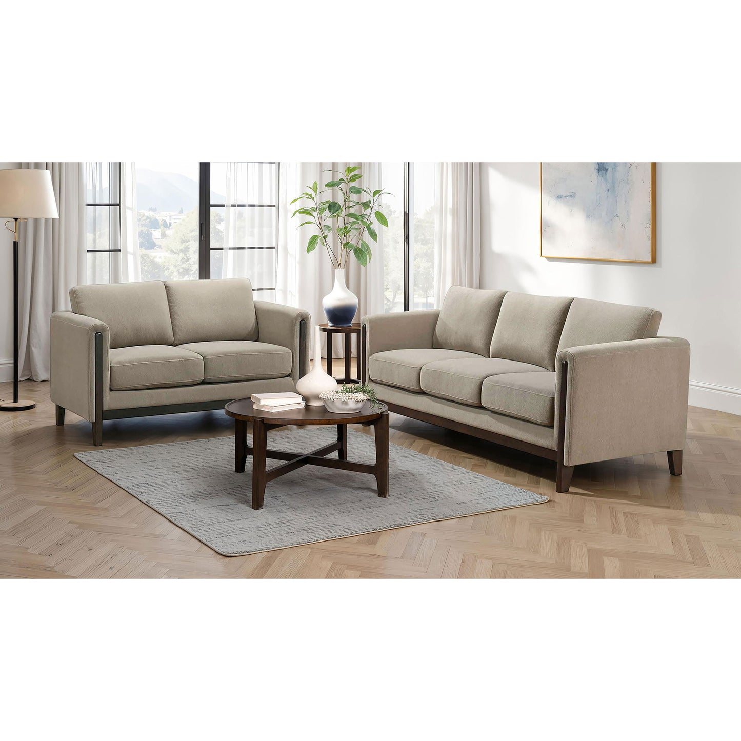 Fisher - Arm Sofa Set