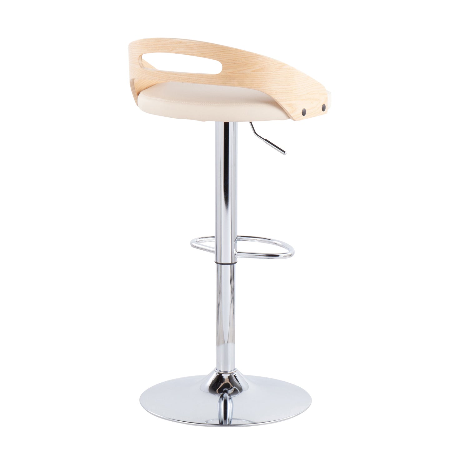 Cassis - Mid Century Modern Adjustable Barstool With Swivel