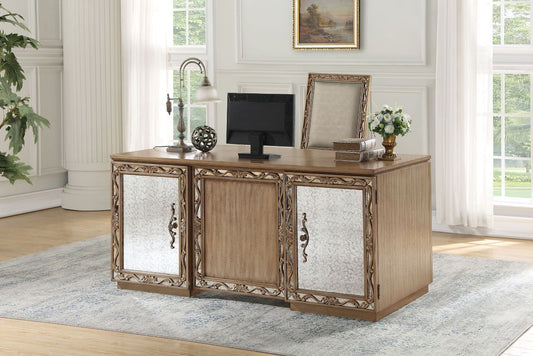 Orianne - Executive Desk - Antique Gold