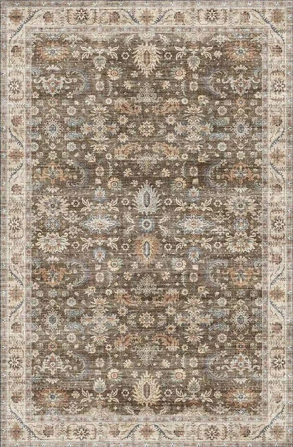 Fenix - Accent Rug - Brown / Ivory