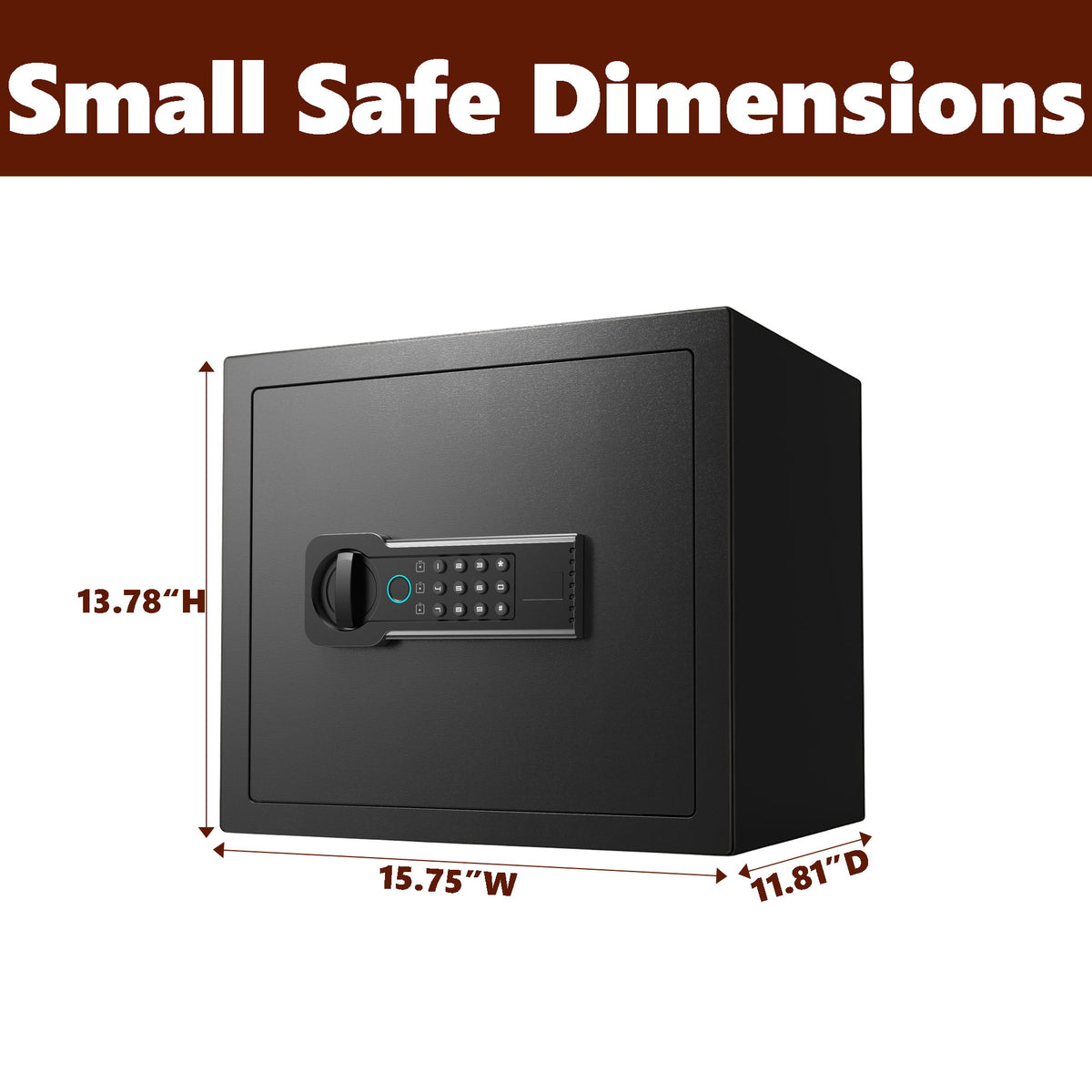Home Safe, Fingerprint & Digital Keypad Lock, Security Cabinet